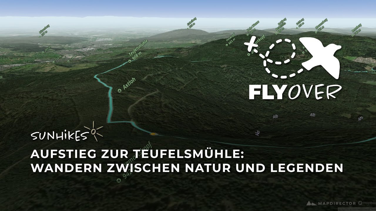 Aufstieg zur sagenumwobenen Teufelsmühle – Flyover
