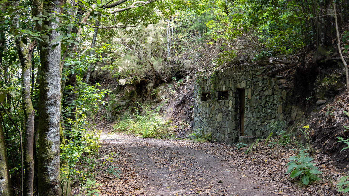 Galería entlang der Route von Las Portales nach Erjos