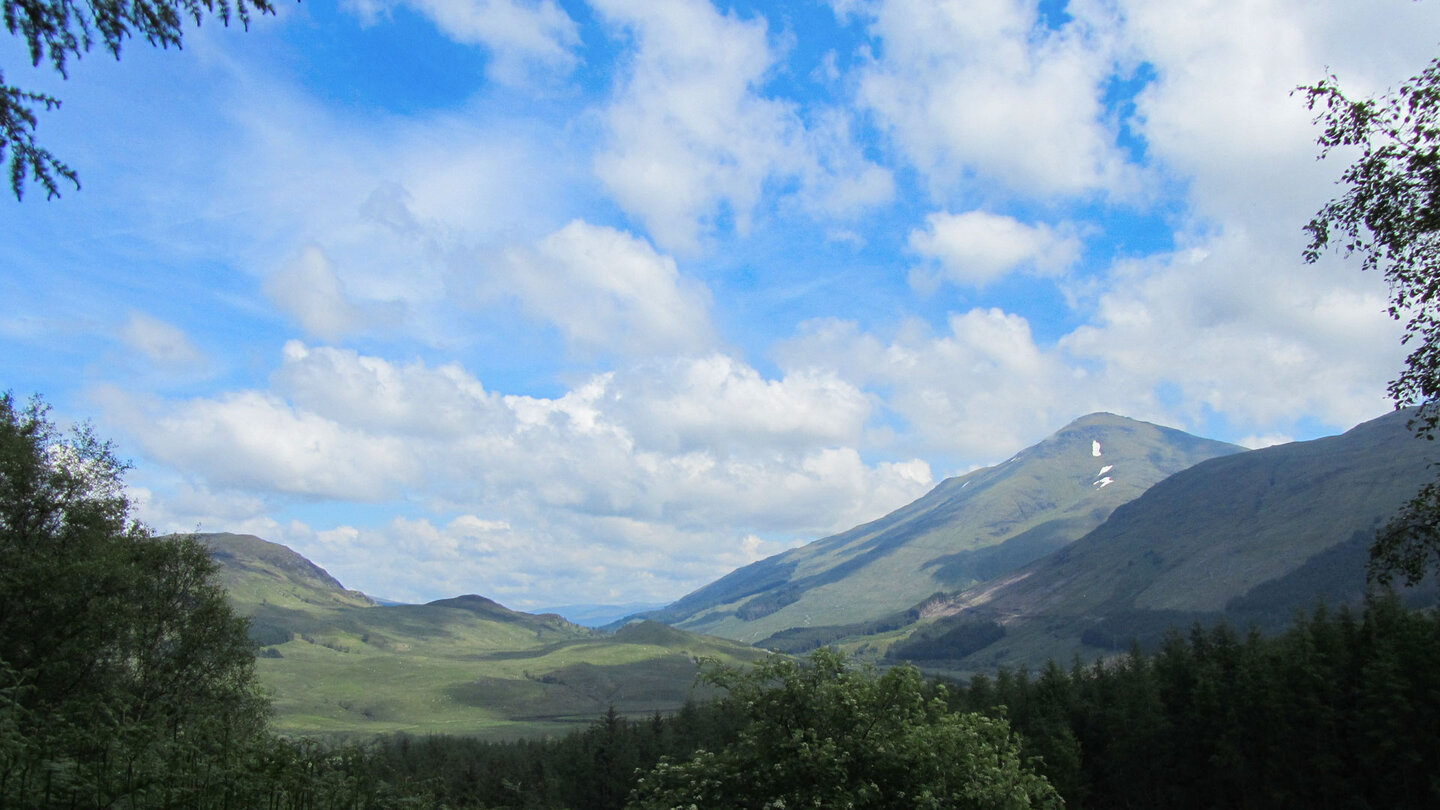 Bergpanorama am West Highland Way Panorama am West Highland Way