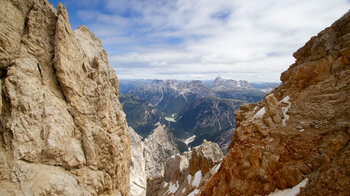 Bergpanorama vom Rifugio Guido Lorenzo