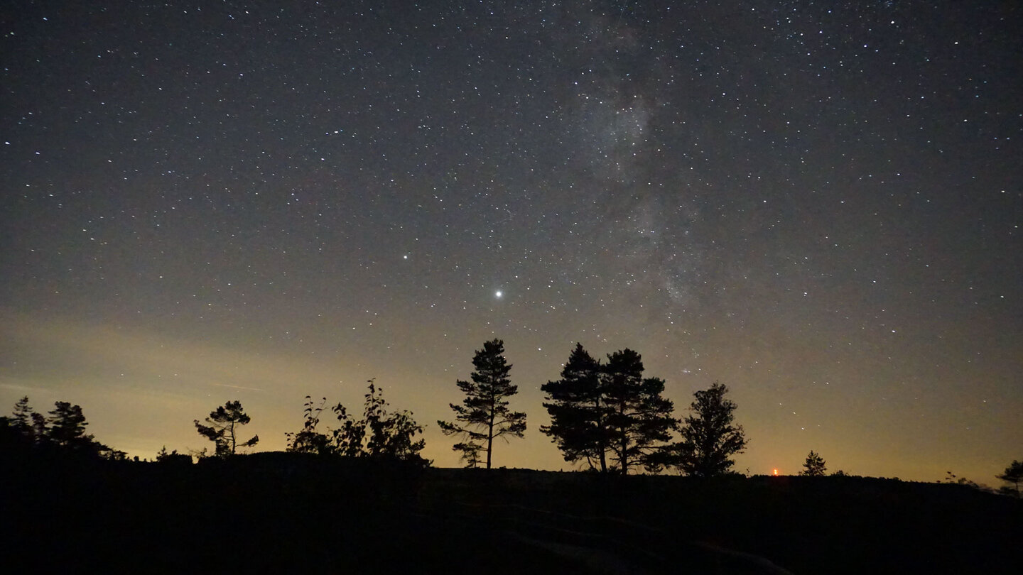 Blick auf die Milchstraße im Sternenpark Biosphärenreservat Rhön Blick auf die Milchstraße im Sternenpark