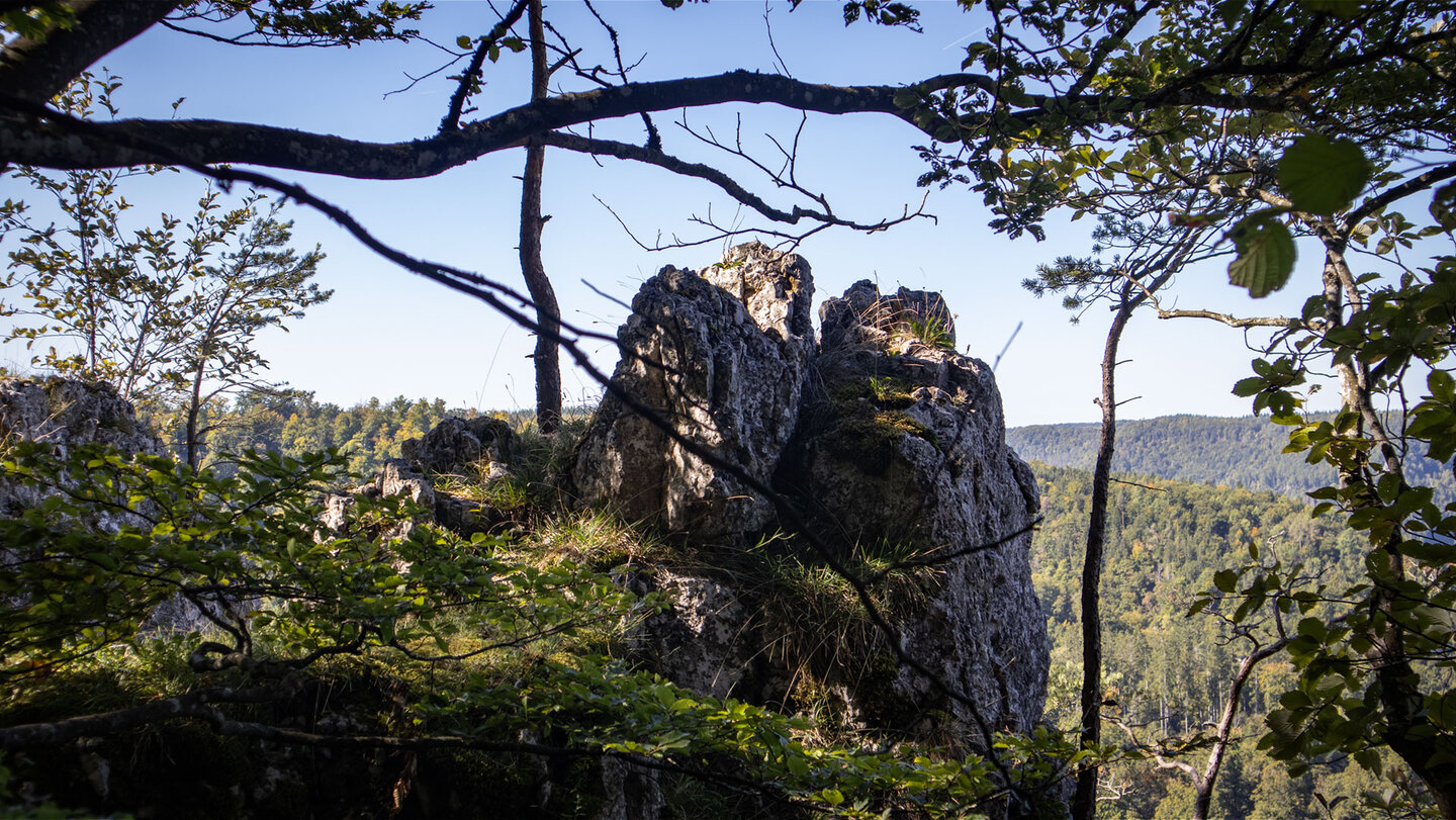 Felssporn am Wanderweg über den Schaufelsen