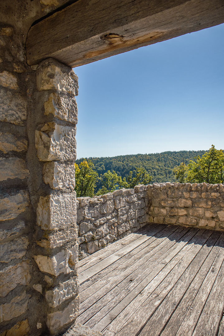 Südturm der Ruine Falkenstein