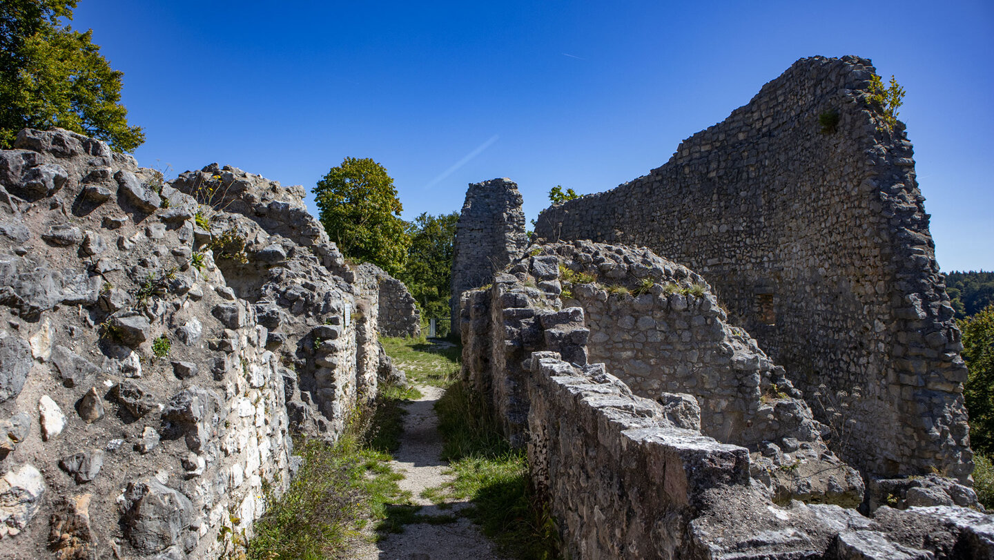 Wohnkomplex der Ruine Falkenstein