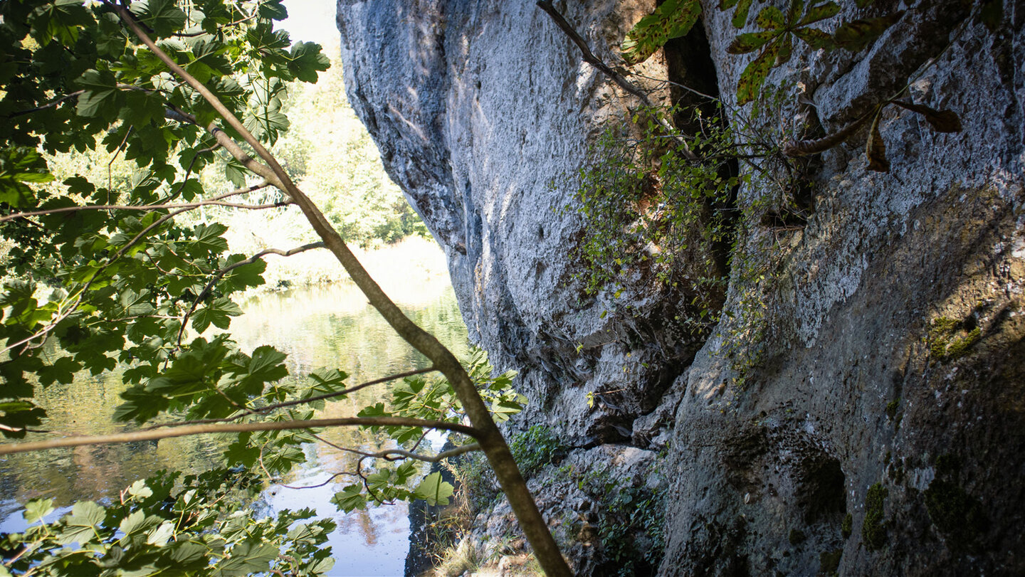 Amalienfelsen im Fürstlichen Park Inzigkofen