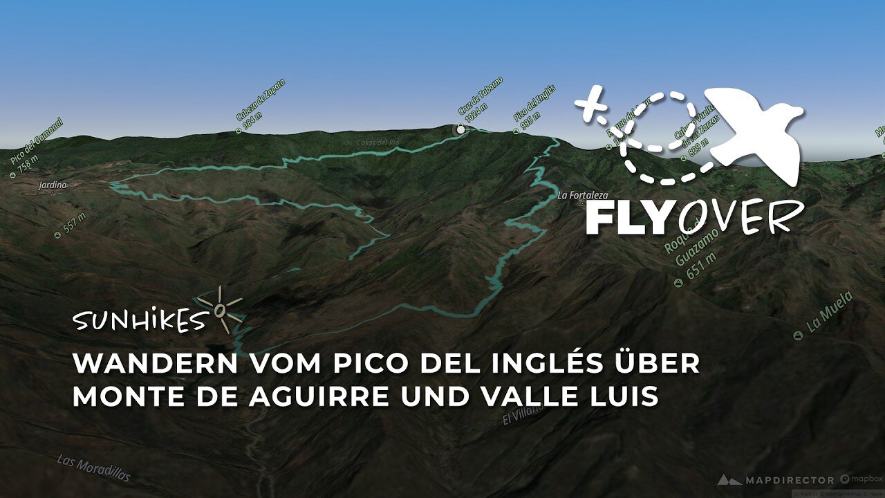 Im Herzen des Anaga-Gebirges: Die große Monte de Aguirre Runde im 3D-Flyover Video