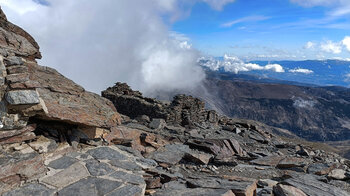 Ausblick vom Gilpfel des Pico de Mulhacén