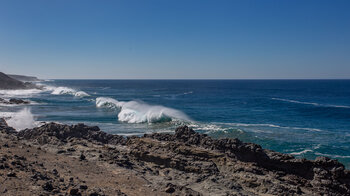 spektakuläre Brandung an der Westküste von Fuerteventura