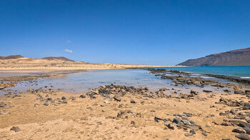 die Playa del Salado an der Meerenge El Río