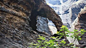 Basaltbogen in der Mascaschlucht