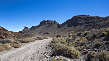 der erste Wegabschnitt führt entlang der Wanderung Siete Cañadas