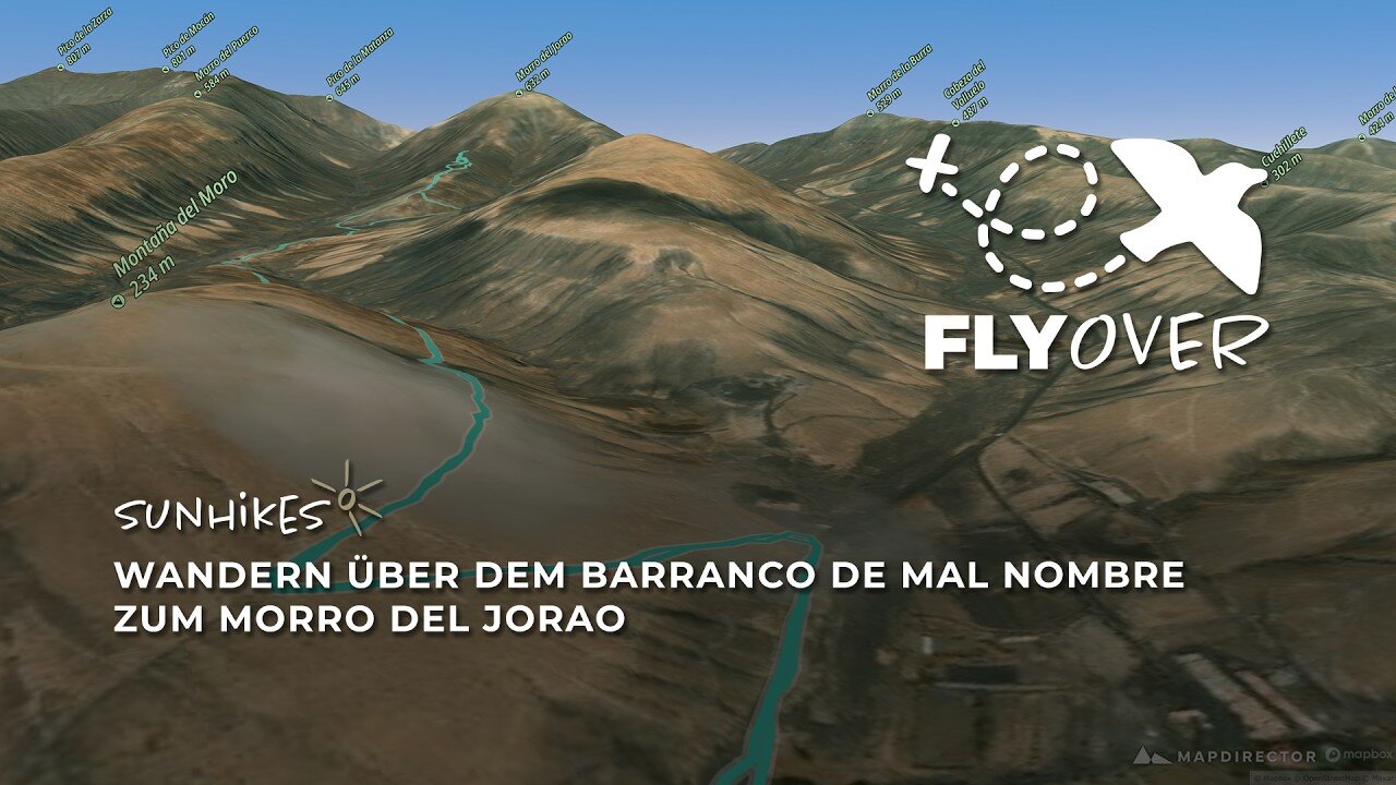 Felsgrat-Kletterei auf Fuerteventura: 3D-Flyover zum spektakulären Morro del Jorao