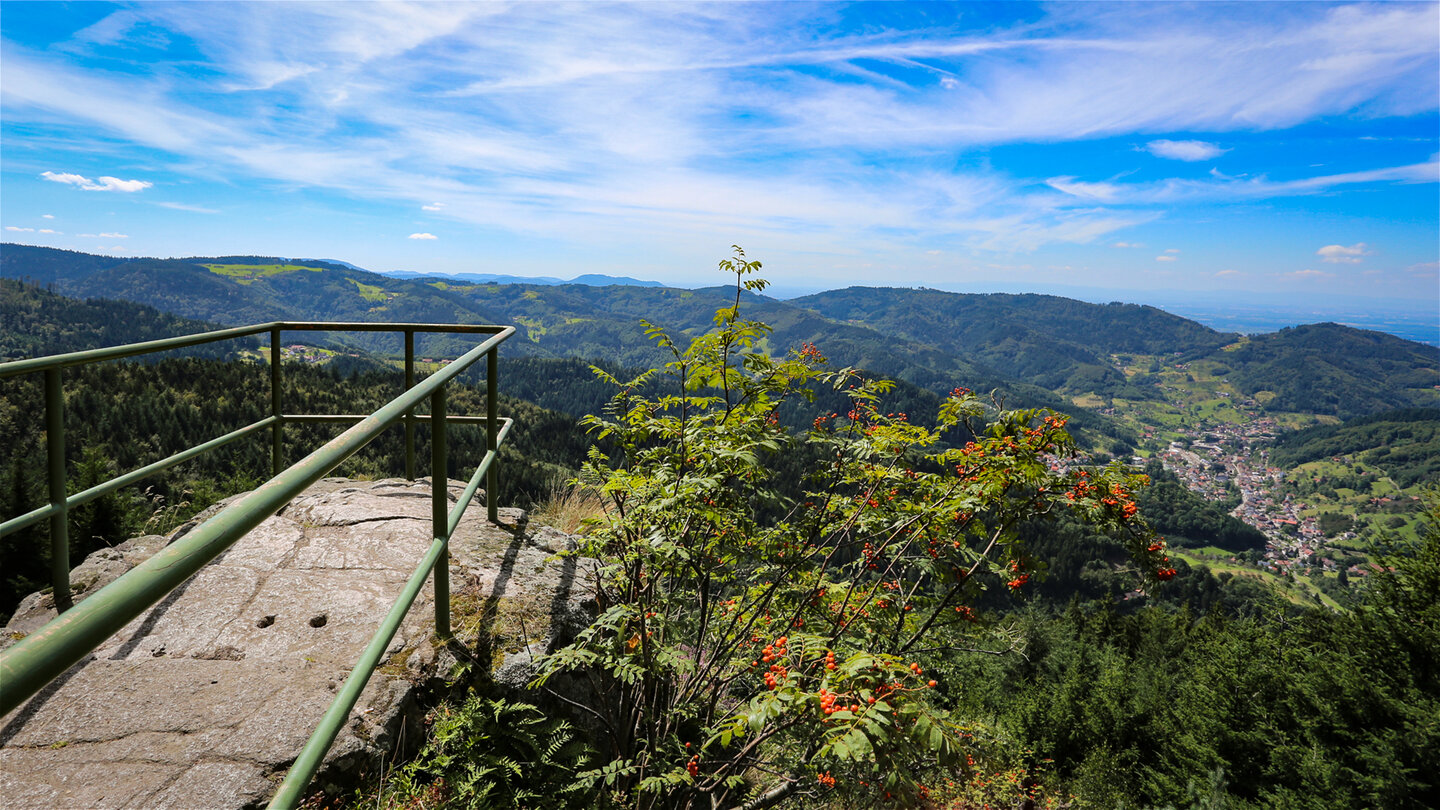 Aussichtspunkt Brennte Schrofen bei Seebach