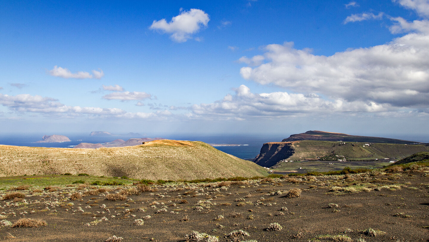 die Hochebene des Famara-Gebirges