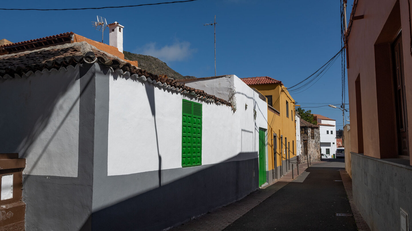 typische Gasse im Örtchen El Palmar