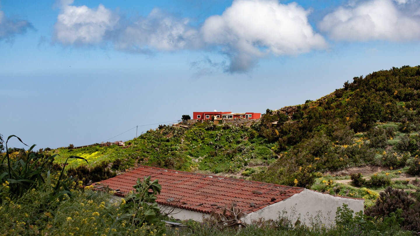 verstreute Siedlungen am Wanderweg über die Hochebene Teno Alto