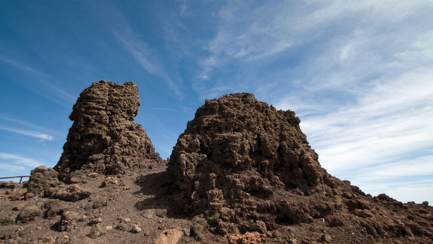 Felsformationen am Gipfel des Roque de Los Muchachos