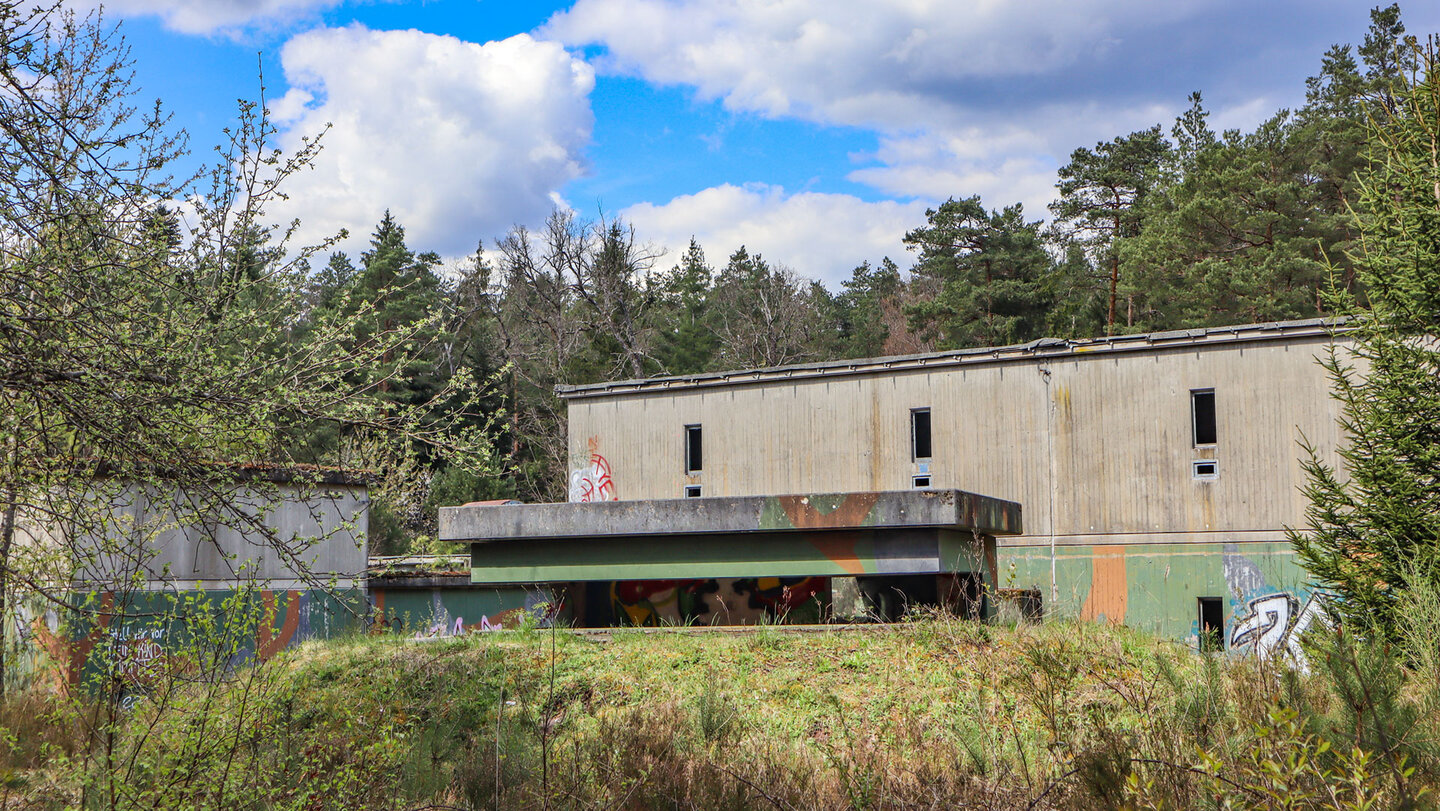 Kampfstand vor dem Site Security Control Center