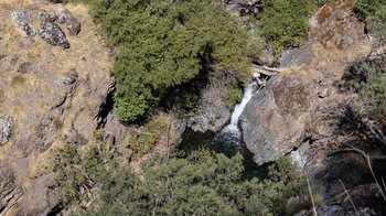 Blick auf den Río Genil von der Vereda de la Estrella