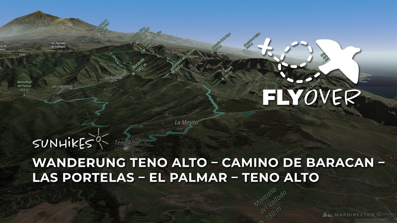 Gewaltiges Teno-Abenteuer auf Teneriffa: Die große Gratrunde über Täler und Pässe (Flyover Video)