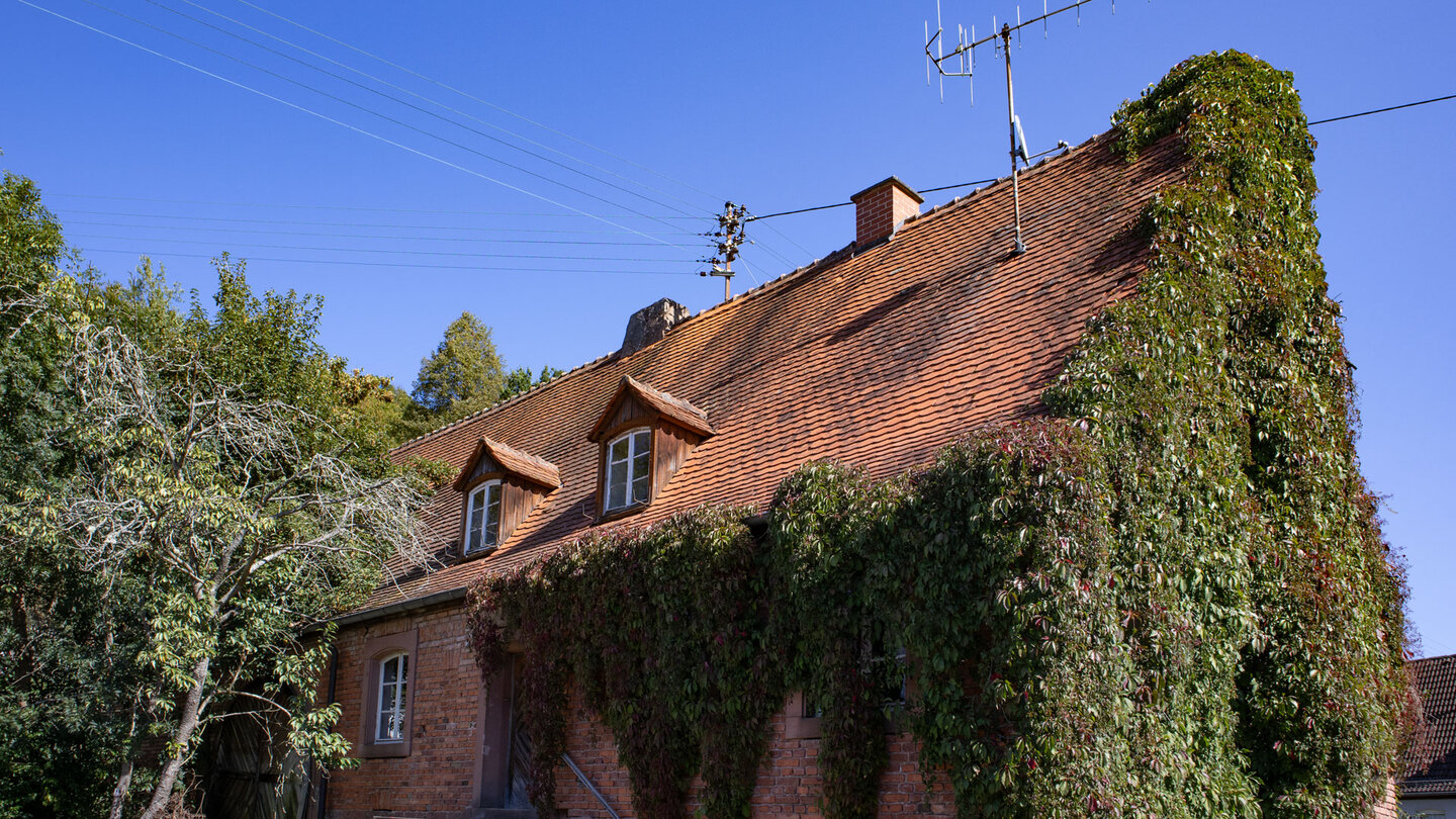 traditionelles Backsteingebäude in Schönau