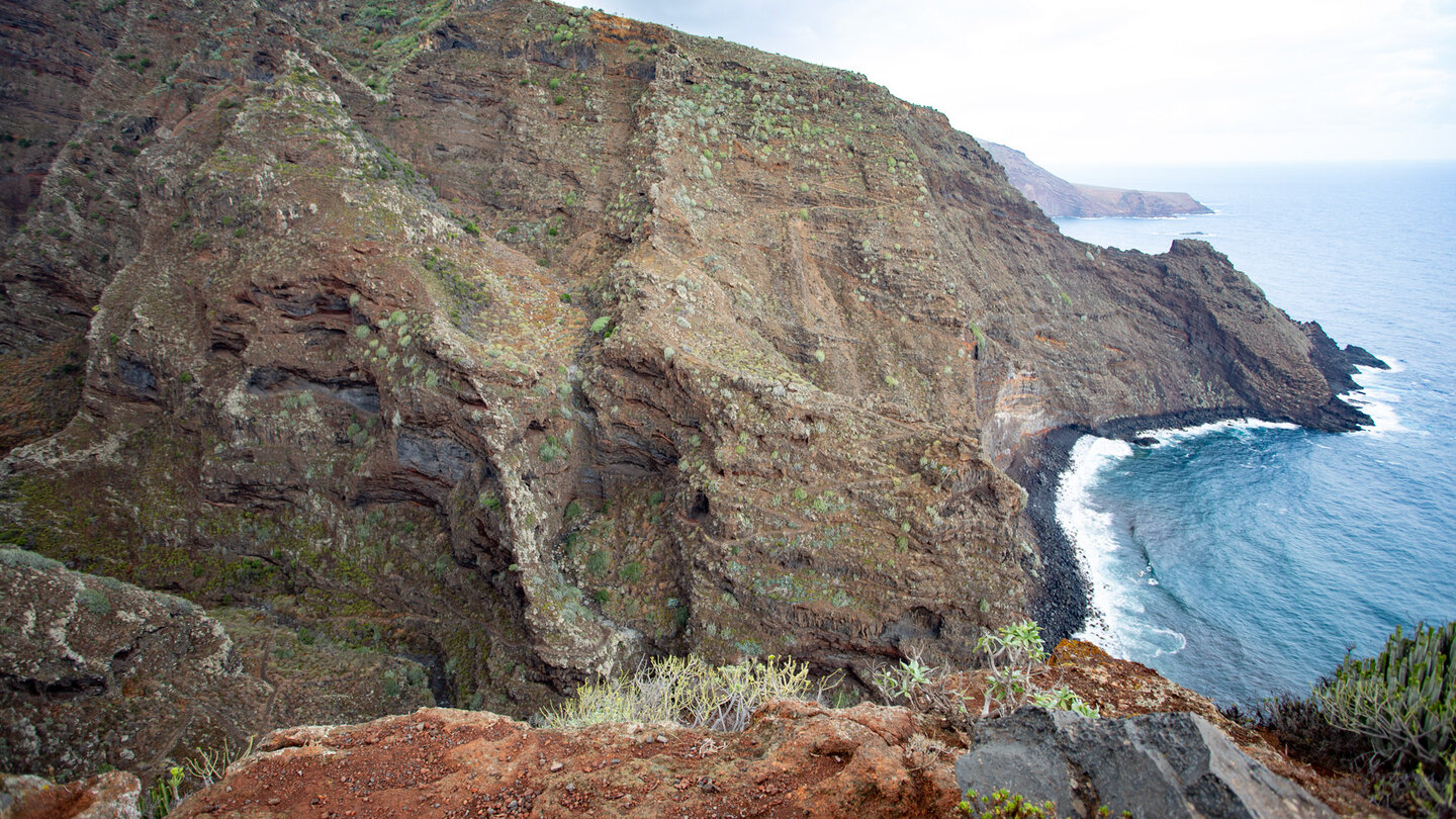 Ausblick über die Küste beim Barranco Fagundo Ausblick über die Küste beim Barranco Fagundo
