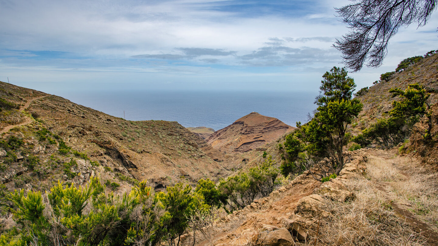 Wanderweg in die Schlucht Barranco Domingo Díaz