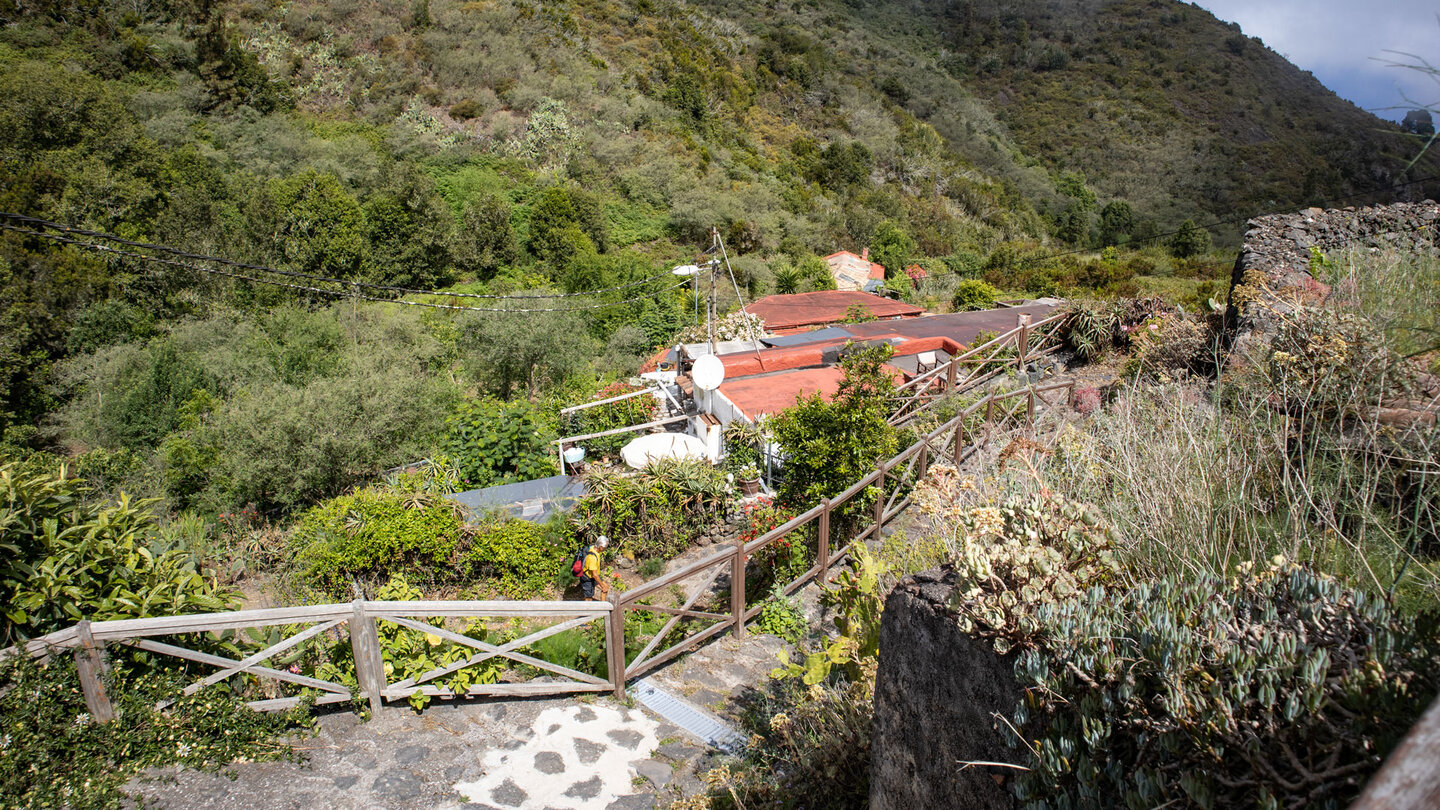 der Aufstiegsweg von Cuevas Negras nach Erjos