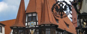 Rathaus von Michelstadt im Odenwald