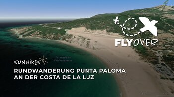 Küstenzauber an der Punta Paloma: Rundwanderung an der Costa de la Luz im 3D-Flyover