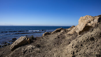 Felsformationen am Wanderweg Sendero Colada de la Costa