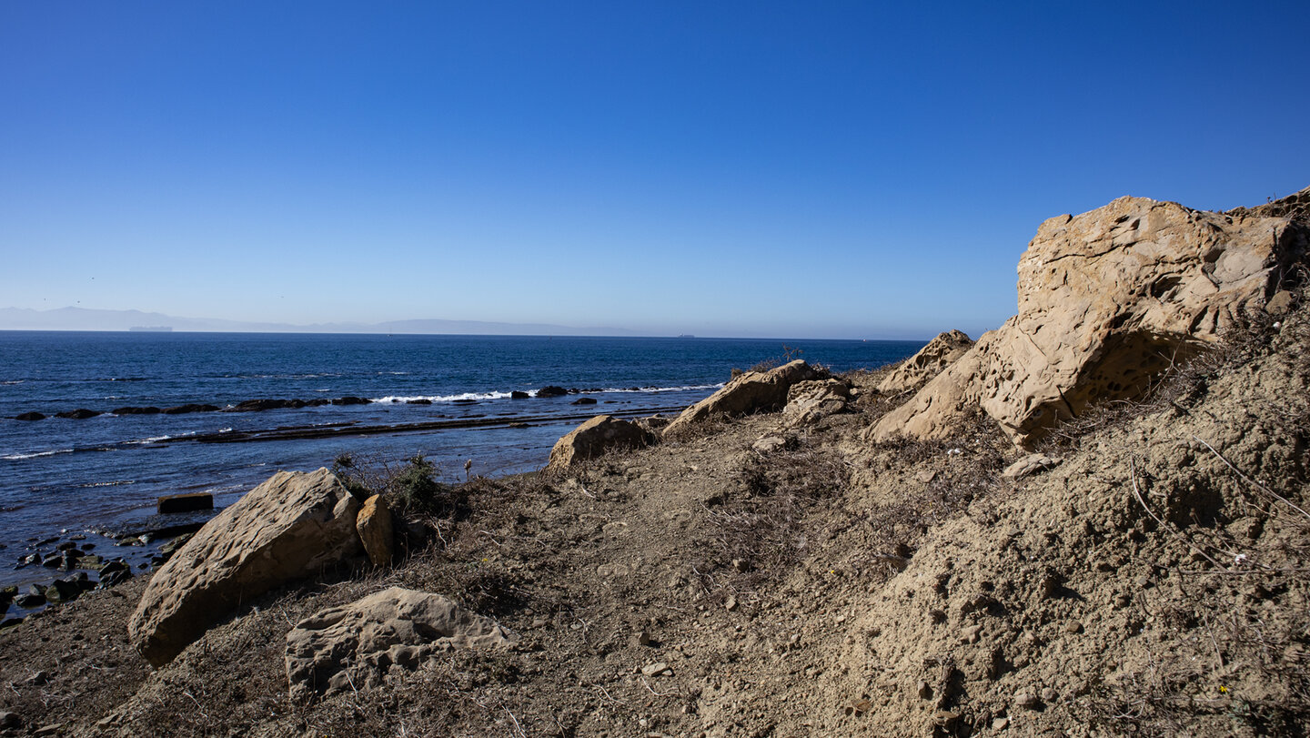 Felsformationen am Wanderweg Sendero Colada de la Costa