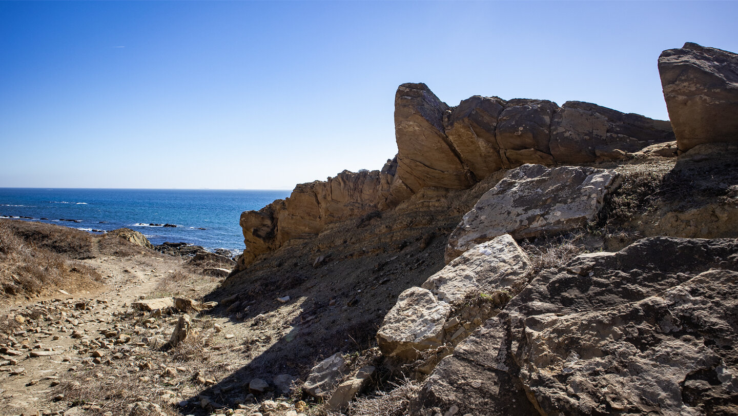 Flysch del Estrecho - Straße von Gibraltar und Colada del Camino ist ein Wandererlebniss