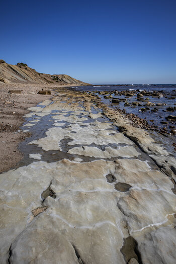 Plattenbildung des Flysch del Estrecho