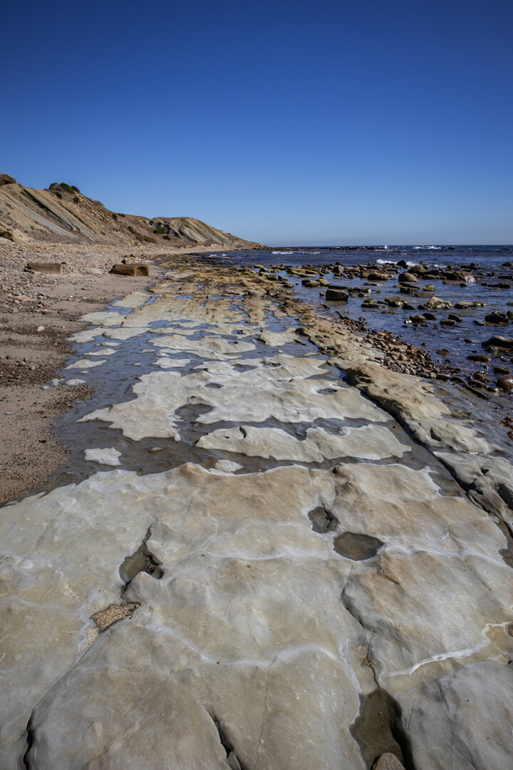 Plattenbildung des Flysch del Estrecho