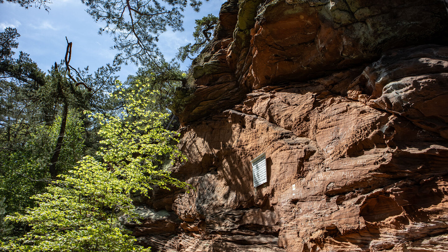 der Lanzenfahrter Fels im Wasgau