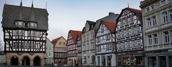 Fachwerkidylle am Marktplatz in Alsfeld
