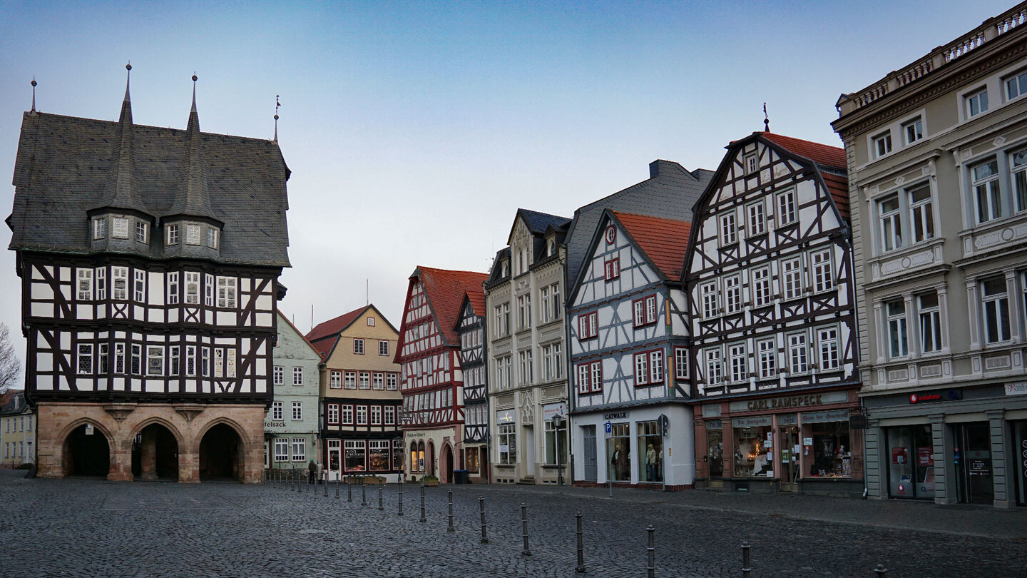 Fachwerkidylle am Marktplatz in Alsfeld