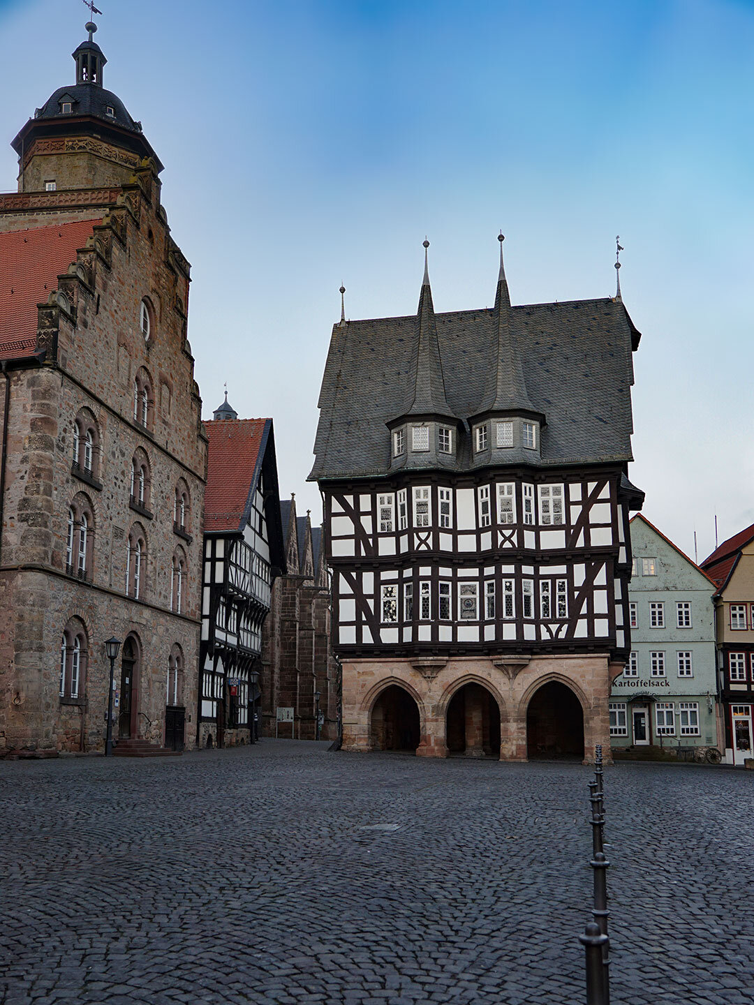 Weinhaus und Rathaus in Alsfeld