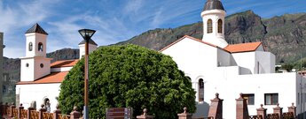 die Kirche Parroquia de Nuestra Señora del Socorro in Tejeda auf Gran Canaria