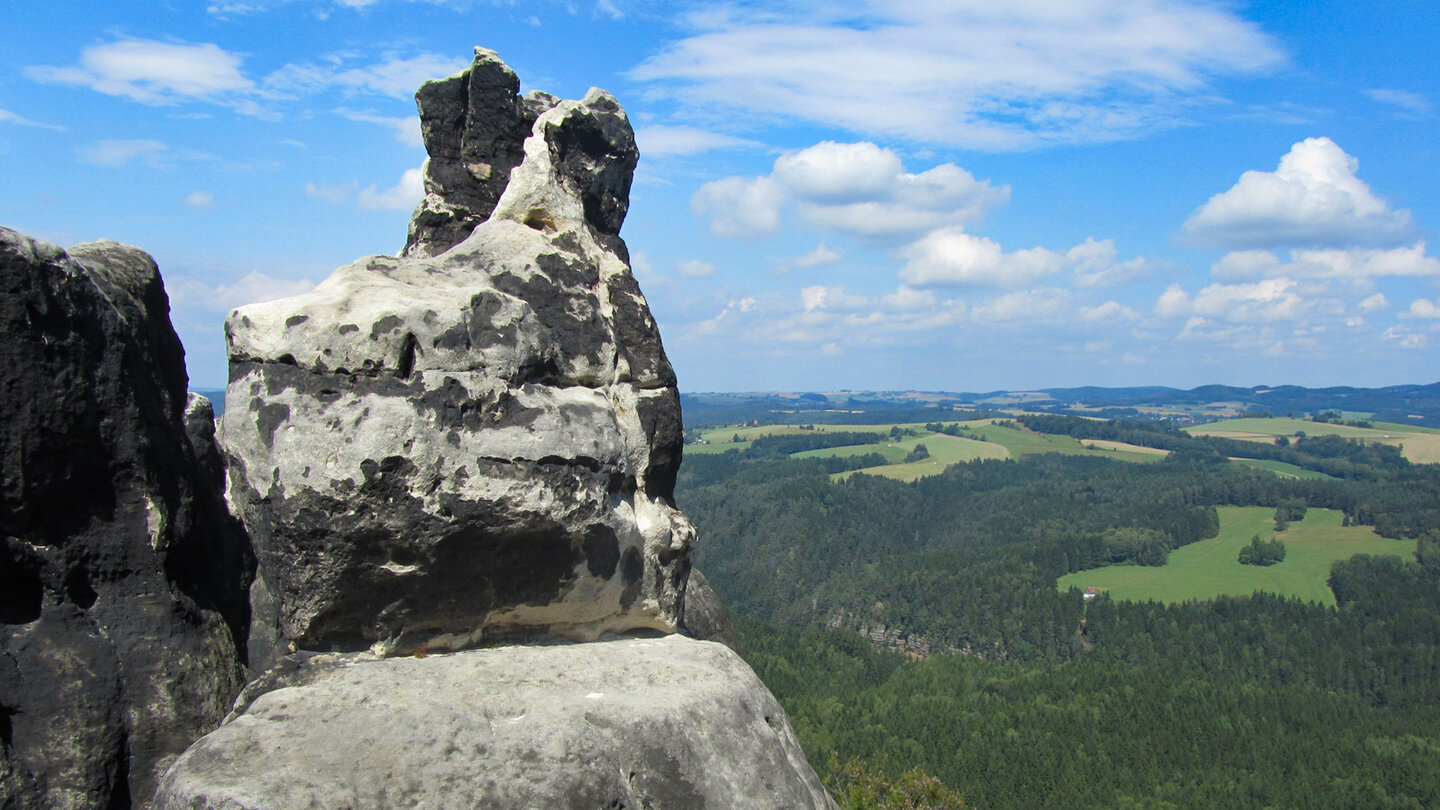 schönes Panorama der Sächsischen Schweiz Panorama der Sächsischen Schweiz