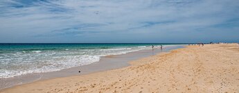 der weite Playa de Jandia bei Morro Jable auf Fuerteventura