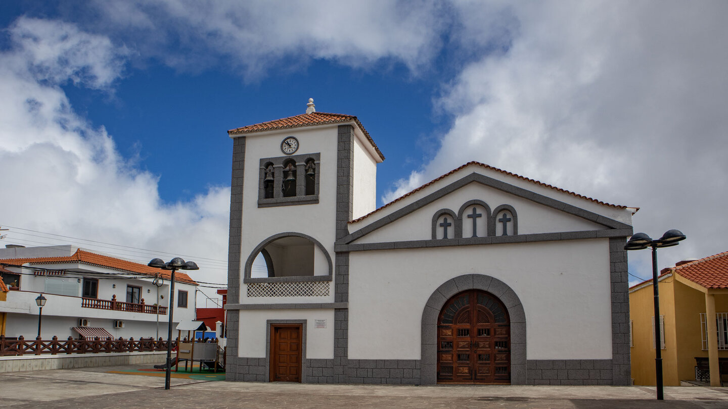 Zeil der Wanderung an der Kirche von San José de Los Llanos