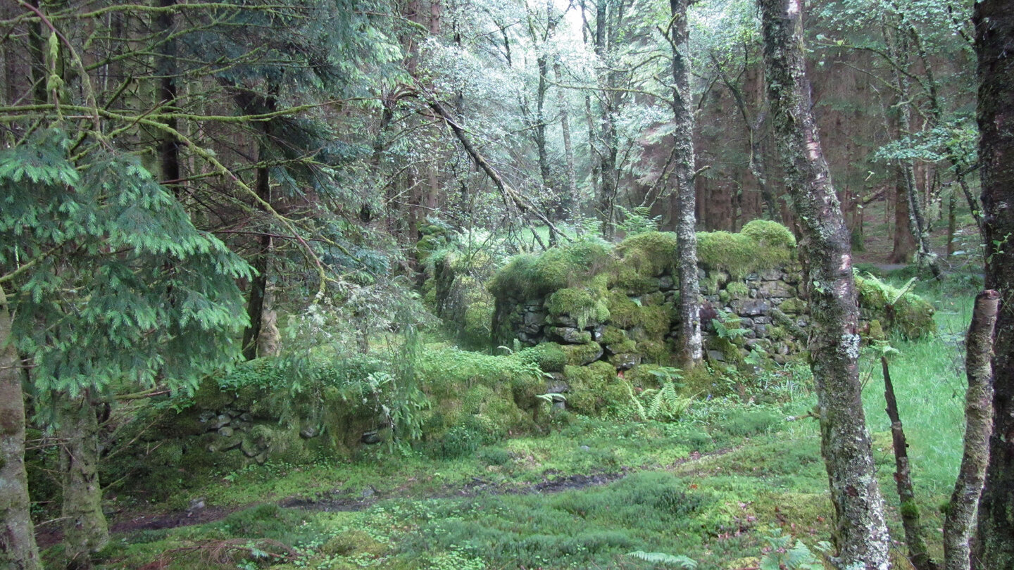 Ruinen am Wanderweg