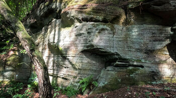Hinterer Rappenkopffelsen am Rodalber Felsenwanderweg