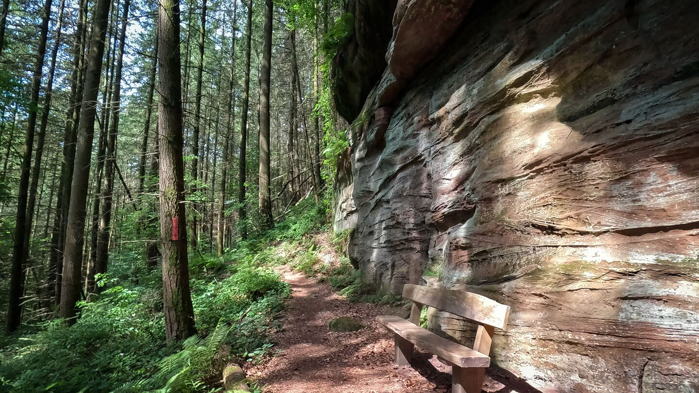 Pilzfelsen am Rodalber Felsenwanderweg