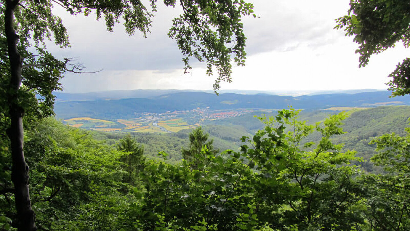 Aussicht auf der Tour