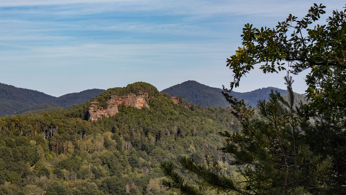 Ausblick zum Hochstein-Massiv vom Lämmerfels Ausblick zum Hochstein-Massiv