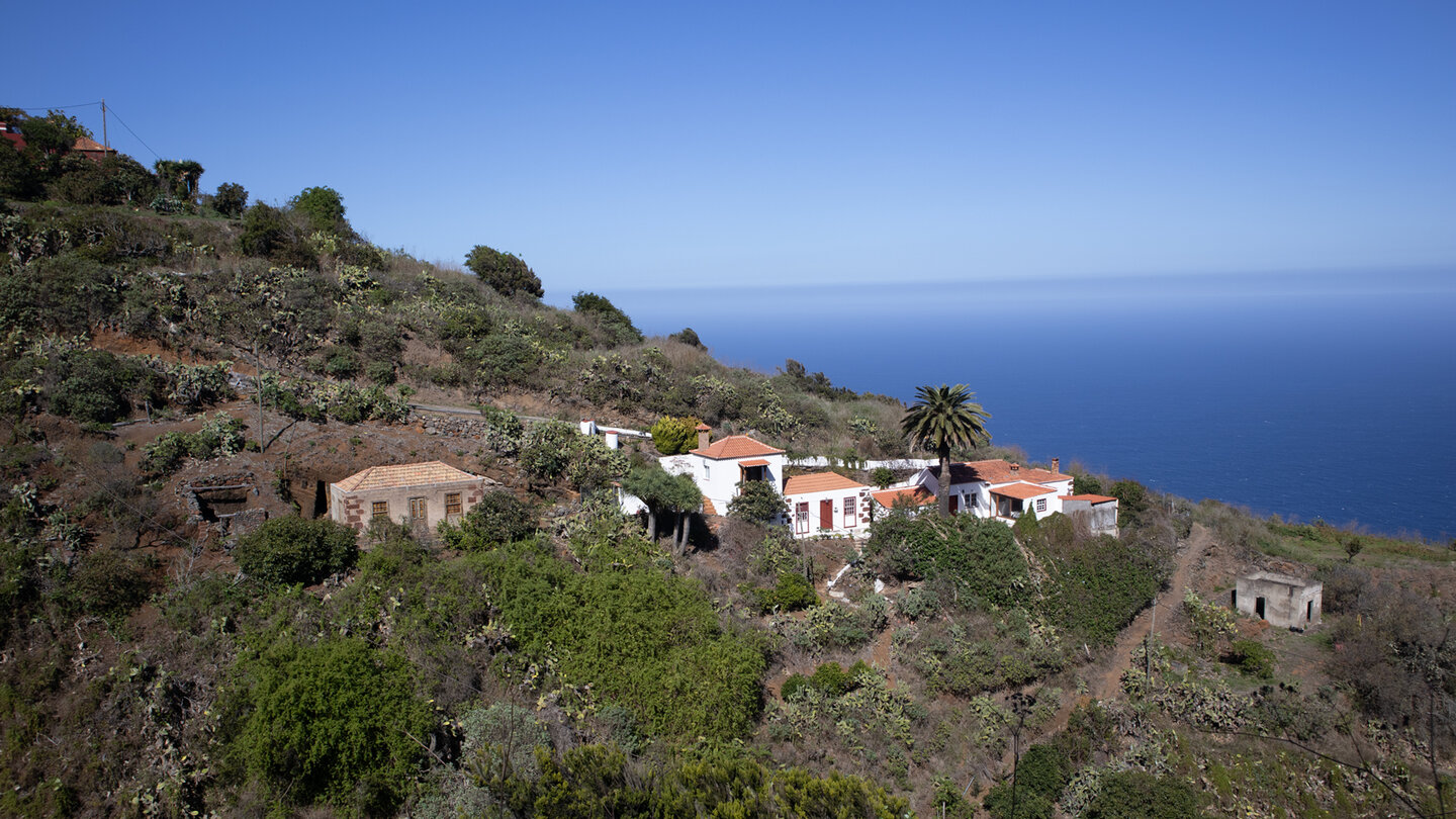 Blick über die Siedlung Don Pedro aufs Meer Siedlung Don Pedro