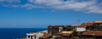 Blick zum Atlantik von Guillama auf La Gomera